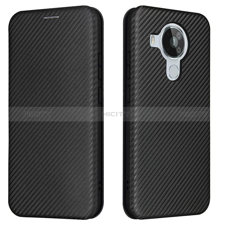 Custodia Portafoglio In Pelle Cover con Supporto L02Z per Nokia 7.3 Nero