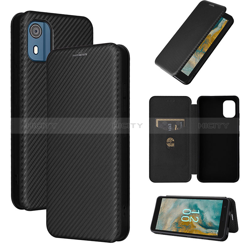 Custodia Portafoglio In Pelle Cover con Supporto L02Z per Nokia C02