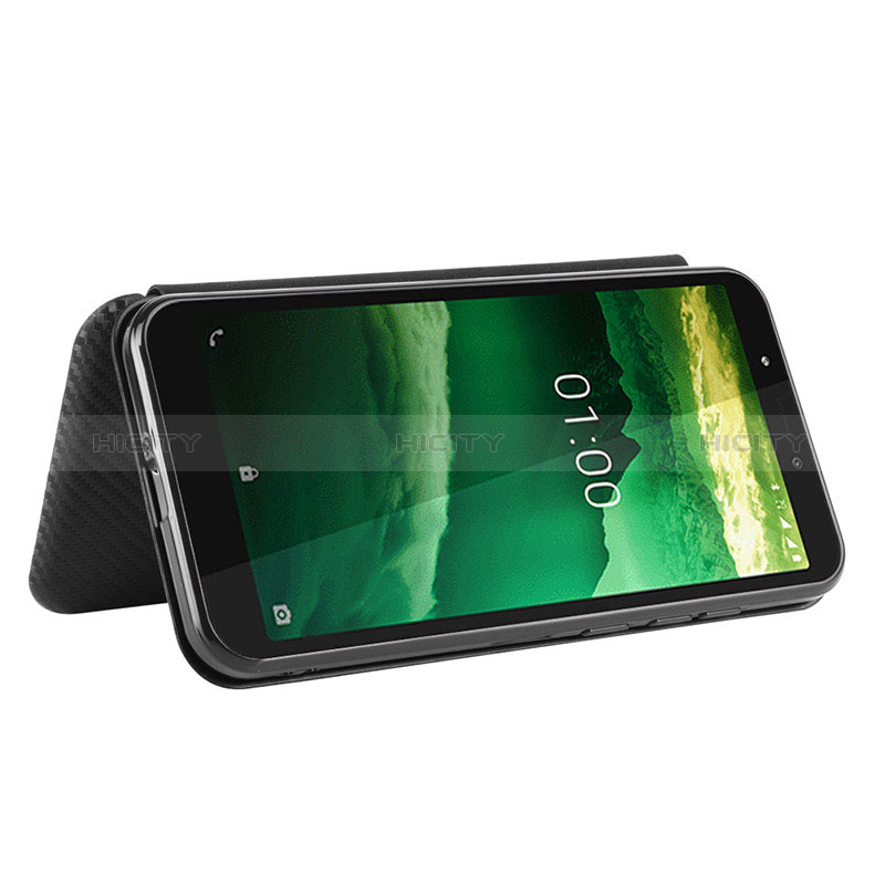 Custodia Portafoglio In Pelle Cover con Supporto L02Z per Nokia C2