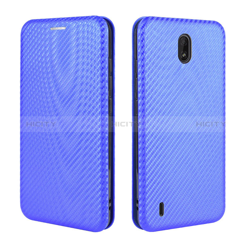 Custodia Portafoglio In Pelle Cover con Supporto L02Z per Nokia C2 Blu