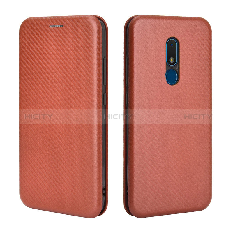 Custodia Portafoglio In Pelle Cover con Supporto L02Z per Nokia C3