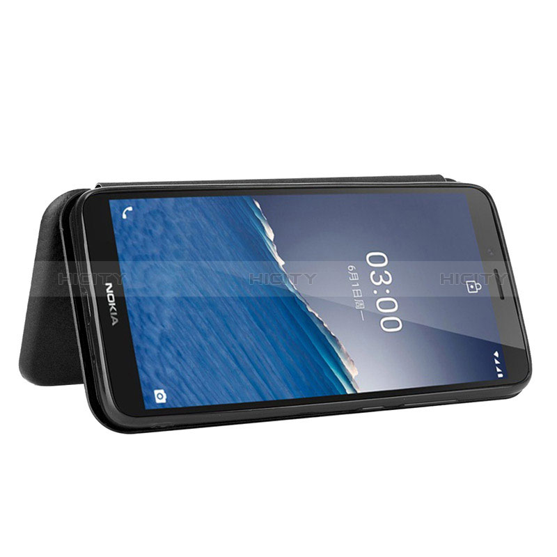 Custodia Portafoglio In Pelle Cover con Supporto L02Z per Nokia C3