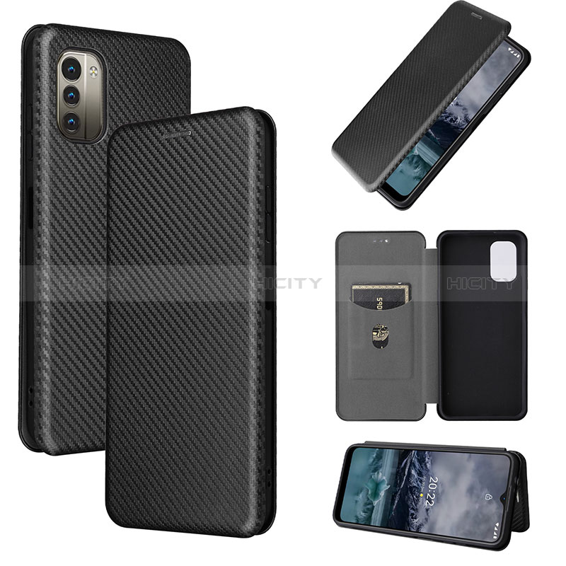 Custodia Portafoglio In Pelle Cover con Supporto L02Z per Nokia G11