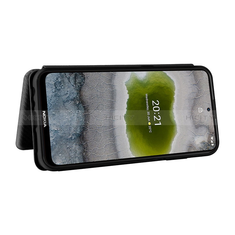 Custodia Portafoglio In Pelle Cover con Supporto L02Z per Nokia X10