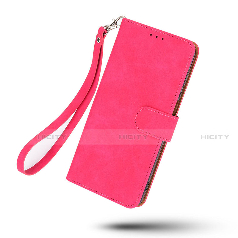 Custodia Portafoglio In Pelle Cover con Supporto L02Z per Nothing Phone 1 Rosa Caldo