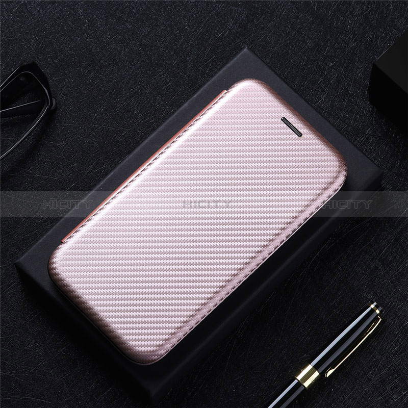 Custodia Portafoglio In Pelle Cover con Supporto L02Z per OnePlus Nord 2T 5G Oro Rosa