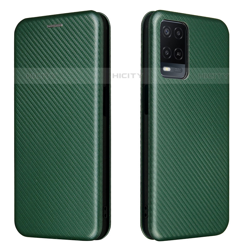 Custodia Portafoglio In Pelle Cover con Supporto L02Z per Oppo A54 4G