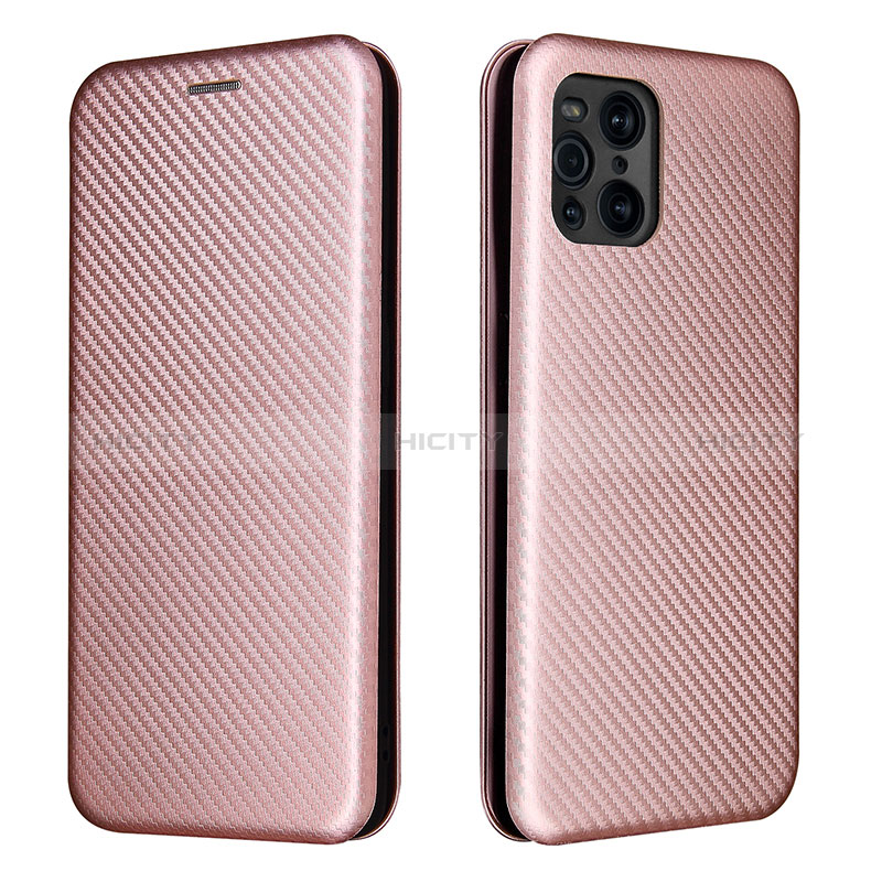 Custodia Portafoglio In Pelle Cover con Supporto L02Z per Oppo Find X3 5G