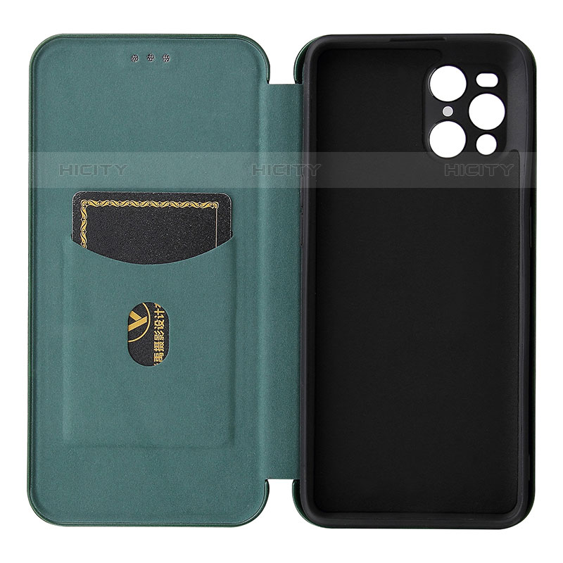 Custodia Portafoglio In Pelle Cover con Supporto L02Z per Oppo Find X3 Pro 5G