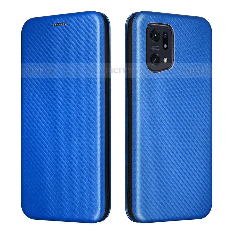 Custodia Portafoglio In Pelle Cover con Supporto L02Z per Oppo Find X5 Pro 5G