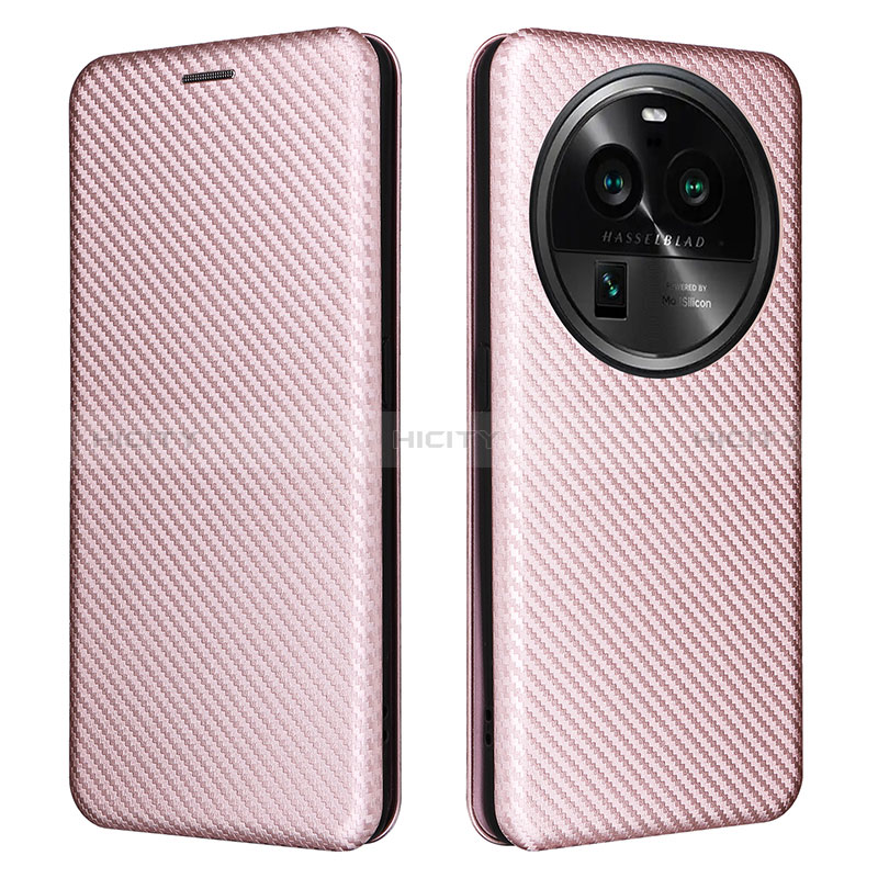 Custodia Portafoglio In Pelle Cover con Supporto L02Z per Oppo Find X6 5G