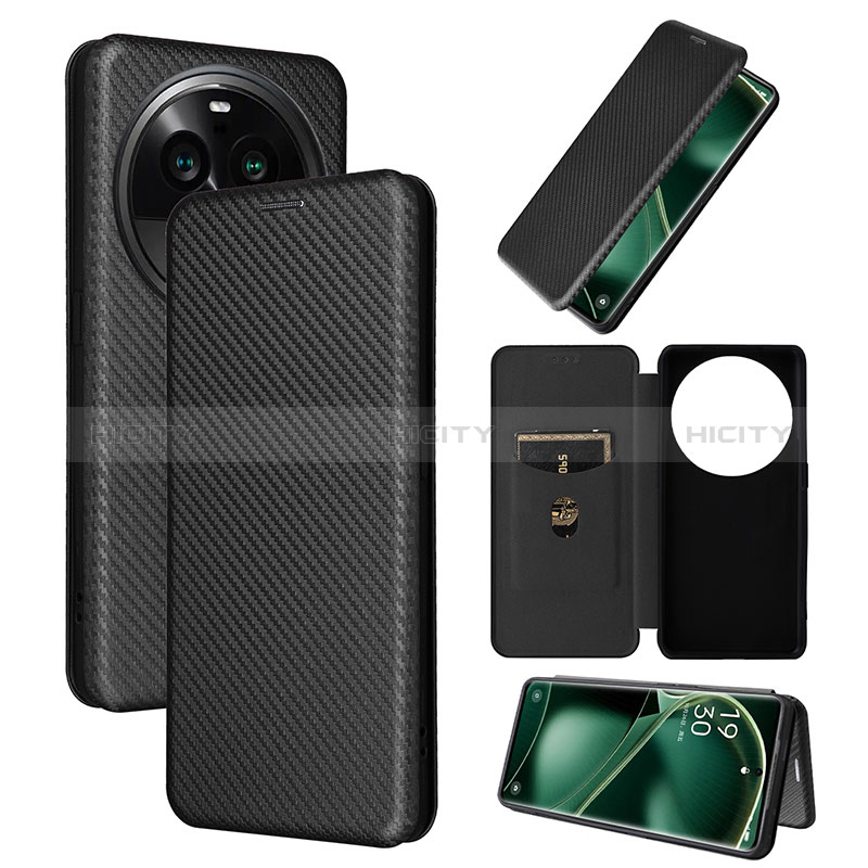 Custodia Portafoglio In Pelle Cover con Supporto L02Z per Oppo Find X6 Pro 5G