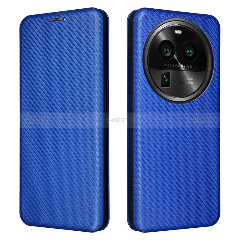 Custodia Portafoglio In Pelle Cover con Supporto L02Z per Oppo Find X6 Pro 5G