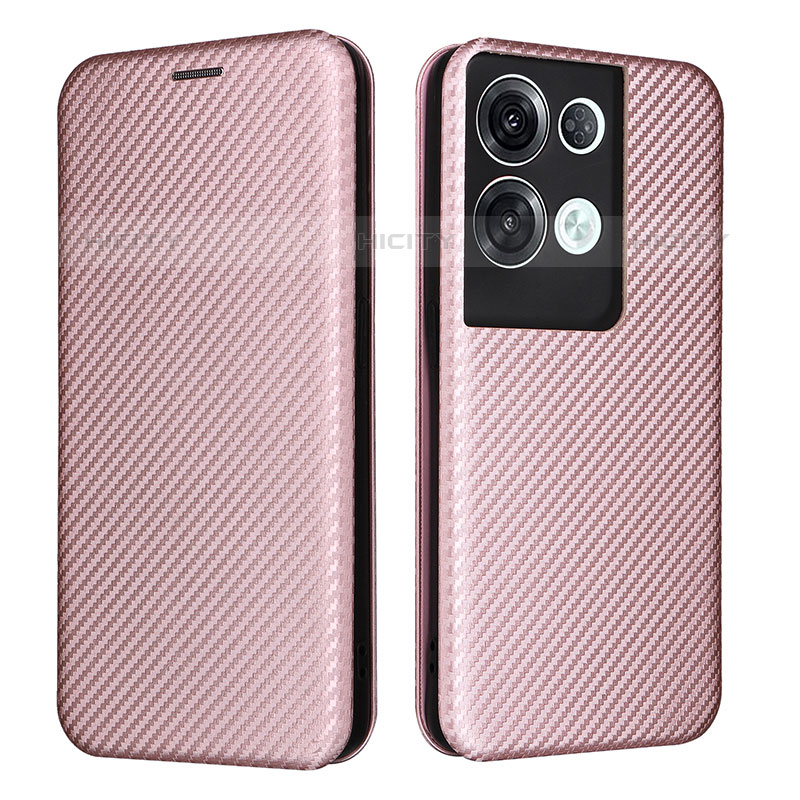 Custodia Portafoglio In Pelle Cover con Supporto L02Z per Oppo Reno8 Pro+ Plus 5G