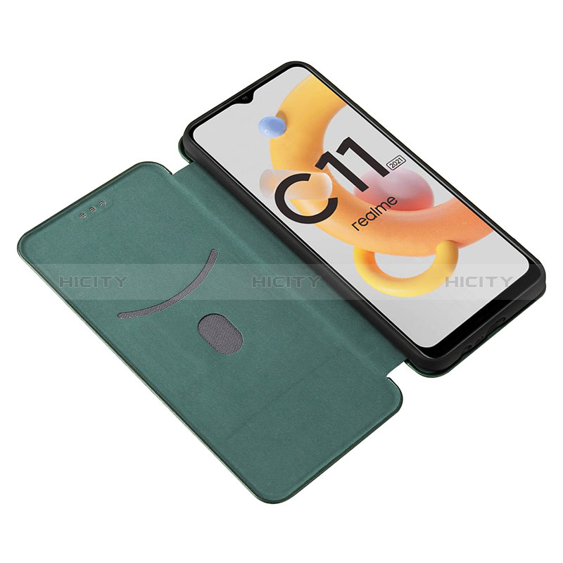 Custodia Portafoglio In Pelle Cover con Supporto L02Z per Realme C11 (2021)