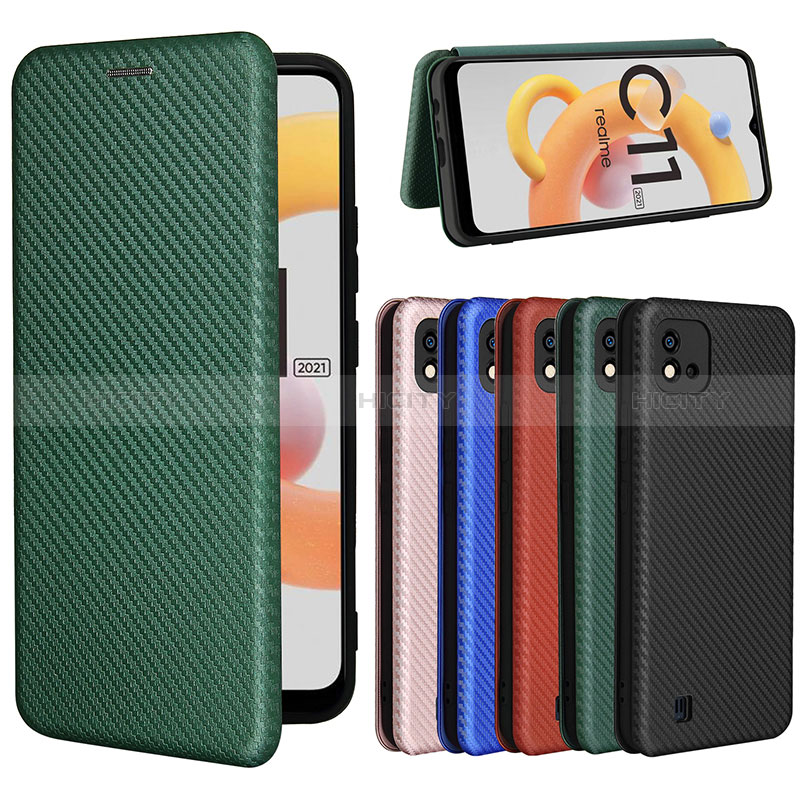 Custodia Portafoglio In Pelle Cover con Supporto L02Z per Realme C20