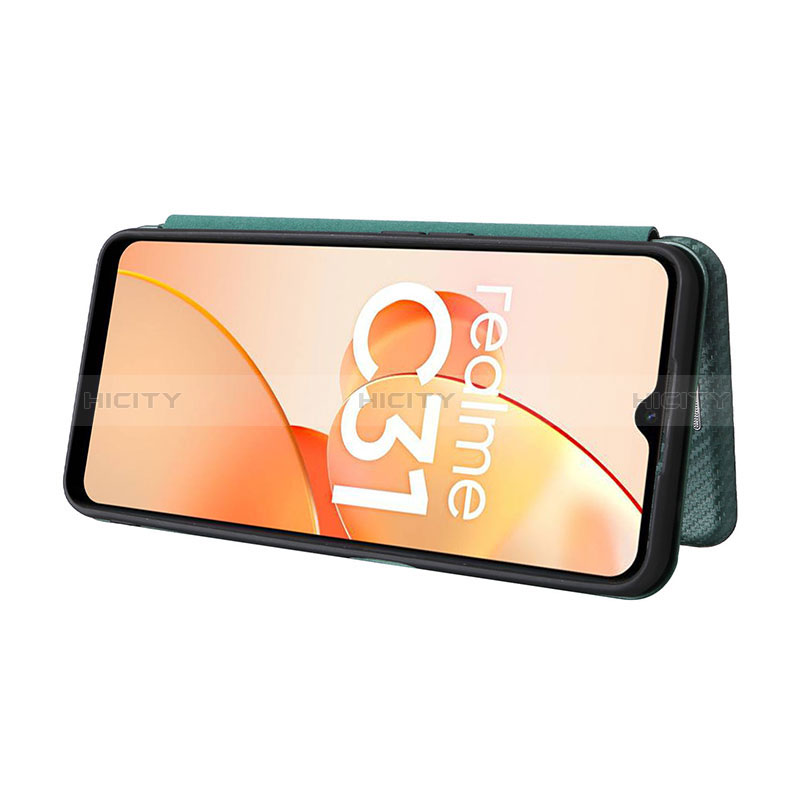 Custodia Portafoglio In Pelle Cover con Supporto L02Z per Realme C31