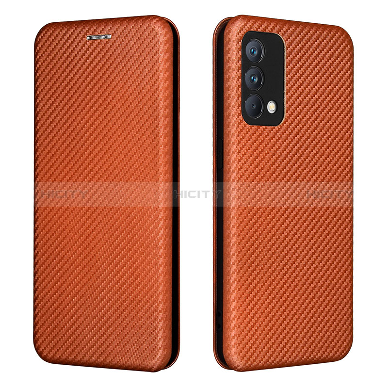 Custodia Portafoglio In Pelle Cover con Supporto L02Z per Realme GT Master 5G Marrone