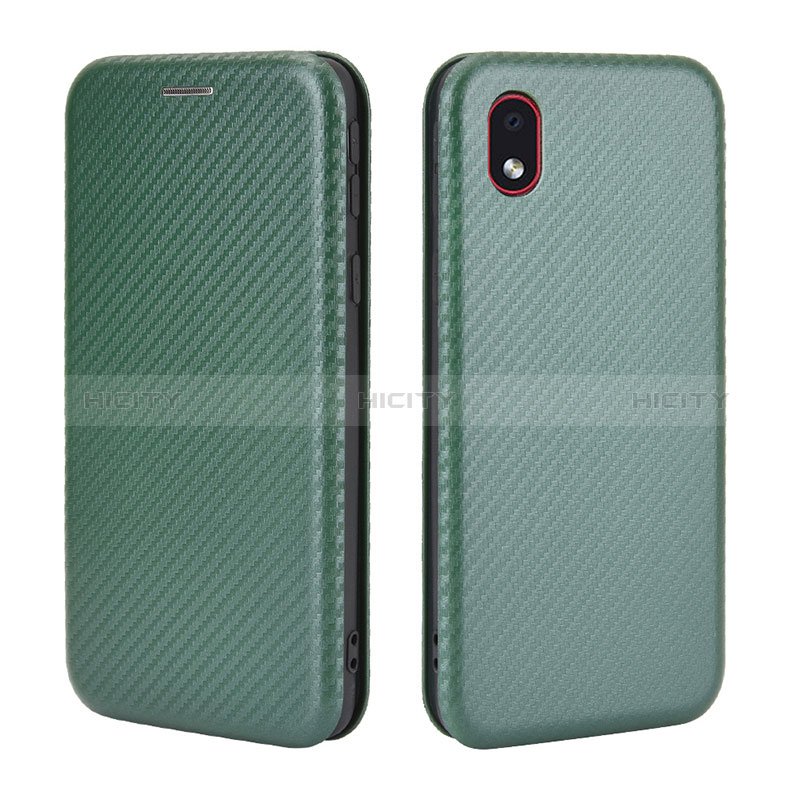 Custodia Portafoglio In Pelle Cover con Supporto L02Z per Samsung Galaxy A01 Core