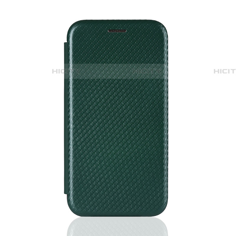 Custodia Portafoglio In Pelle Cover con Supporto L02Z per Samsung Galaxy A01 SM-A015 Verde