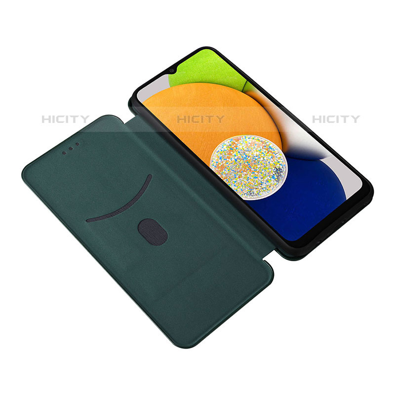 Custodia Portafoglio In Pelle Cover con Supporto L02Z per Samsung Galaxy A03