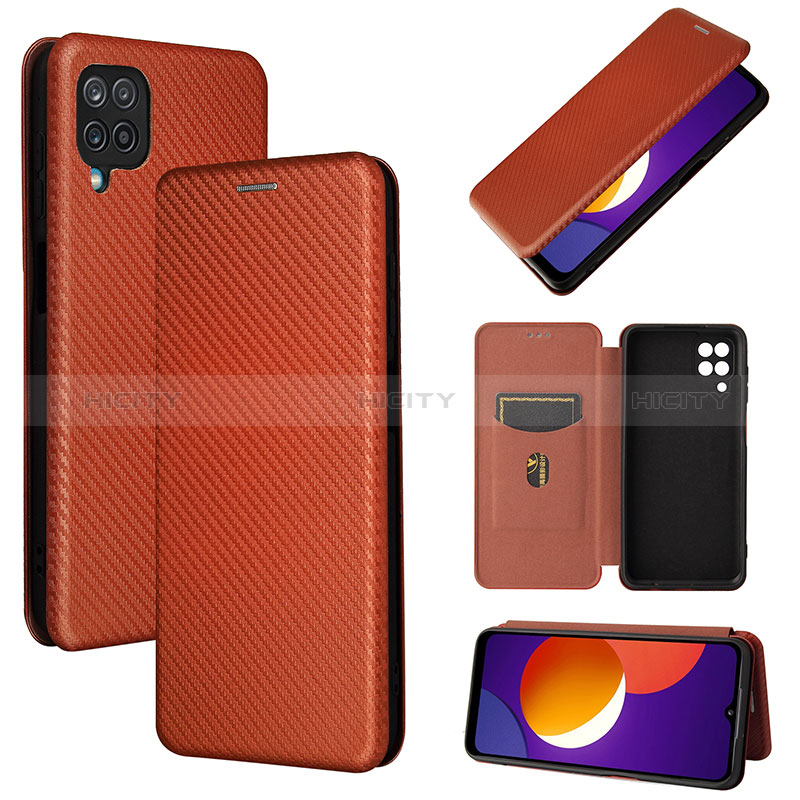 Custodia Portafoglio In Pelle Cover con Supporto L02Z per Samsung Galaxy A12 5G