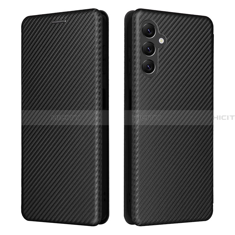 Custodia Portafoglio In Pelle Cover con Supporto L02Z per Samsung Galaxy A14 4G Nero