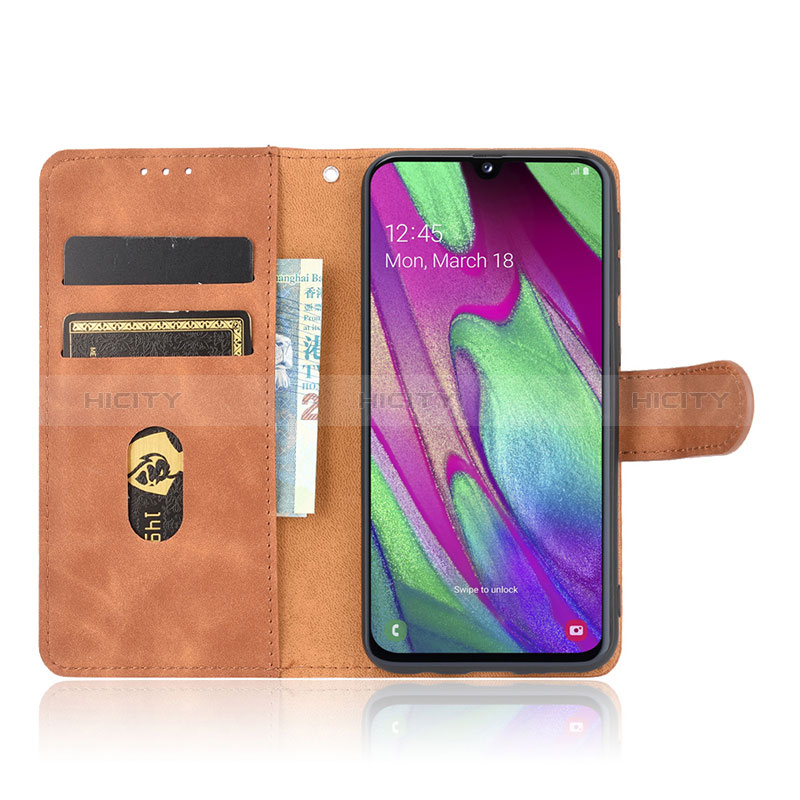 Custodia Portafoglio In Pelle Cover con Supporto L02Z per Samsung Galaxy A40