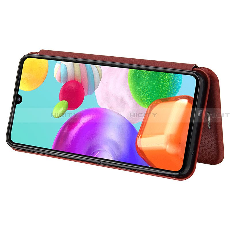 Custodia Portafoglio In Pelle Cover con Supporto L02Z per Samsung Galaxy A41 SC-41A