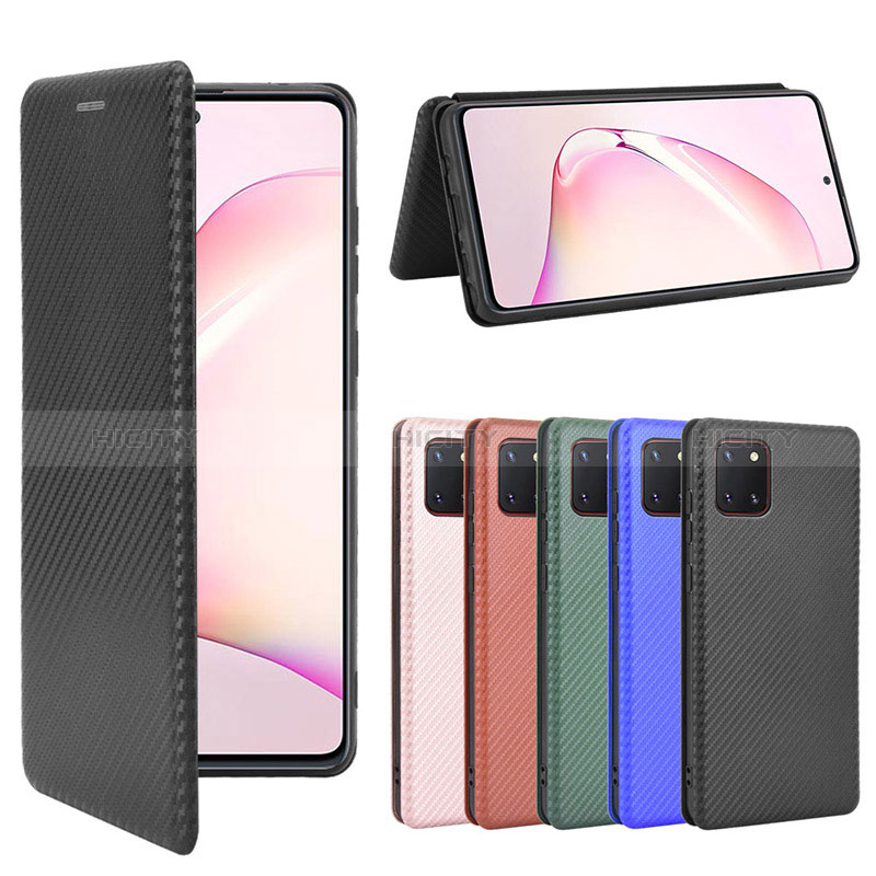 Custodia Portafoglio In Pelle Cover con Supporto L02Z per Samsung Galaxy A81