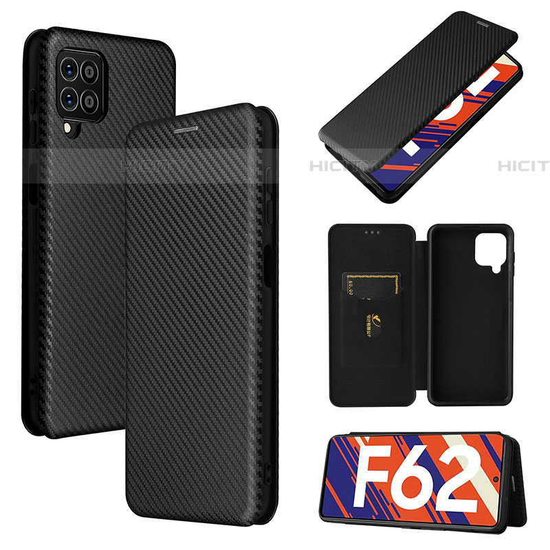 Custodia Portafoglio In Pelle Cover con Supporto L02Z per Samsung Galaxy F62 5G