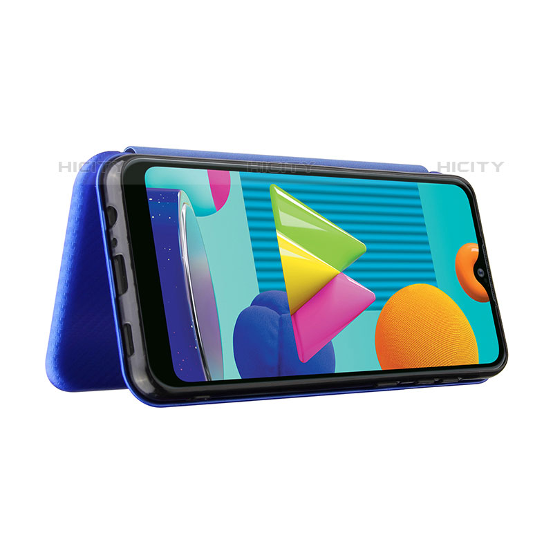 Custodia Portafoglio In Pelle Cover con Supporto L02Z per Samsung Galaxy M02