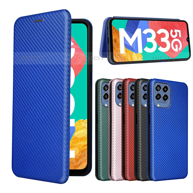 Custodia Portafoglio In Pelle Cover con Supporto L02Z per Samsung Galaxy M33 5G