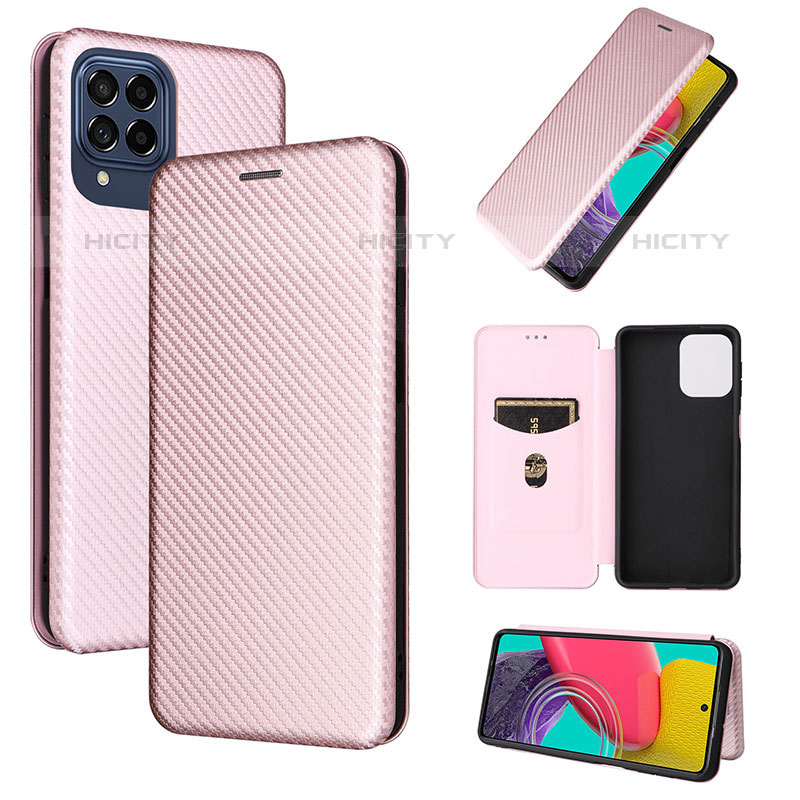 Custodia Portafoglio In Pelle Cover con Supporto L02Z per Samsung Galaxy M53 5G