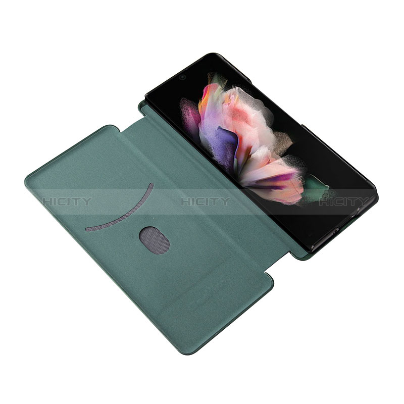 Custodia Portafoglio In Pelle Cover con Supporto L02Z per Samsung Galaxy Z Fold3 5G