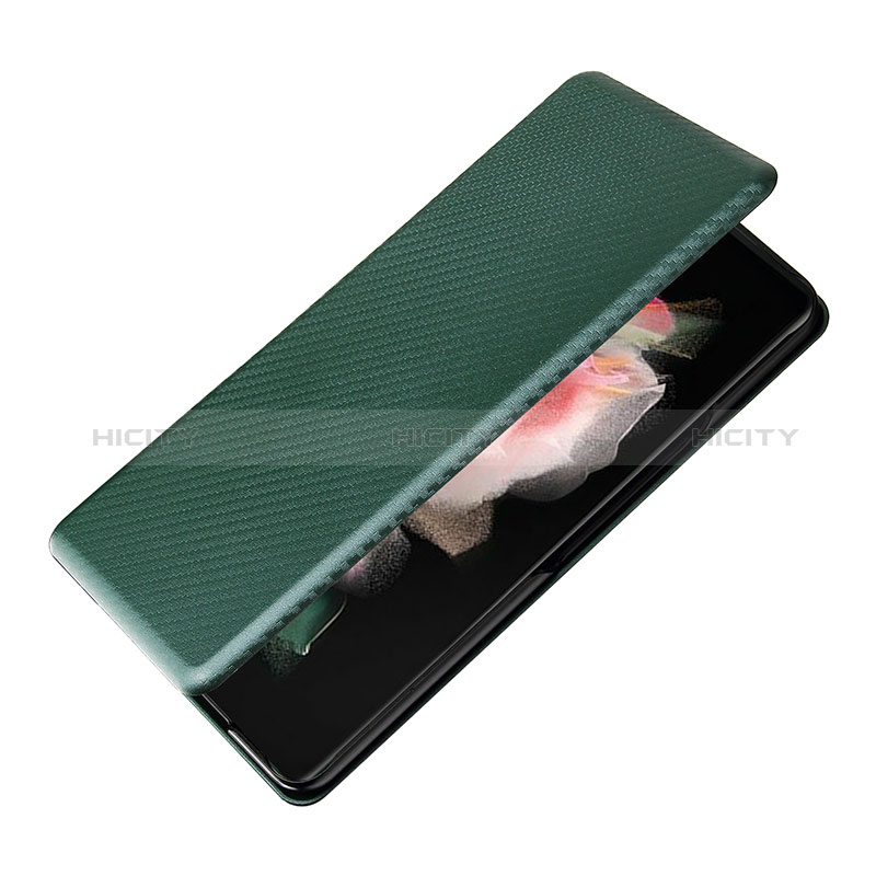 Custodia Portafoglio In Pelle Cover con Supporto L02Z per Samsung Galaxy Z Fold3 5G