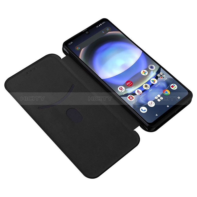 Custodia Portafoglio In Pelle Cover con Supporto L02Z per Sharp Aquos R8