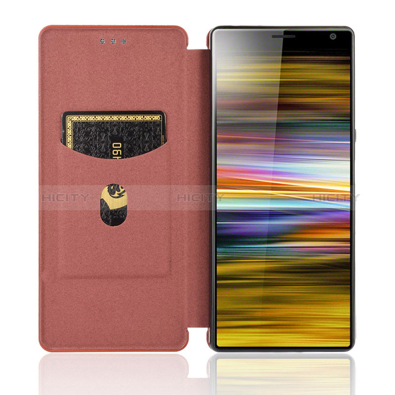 Custodia Portafoglio In Pelle Cover con Supporto L02Z per Sony Xperia 10 Plus