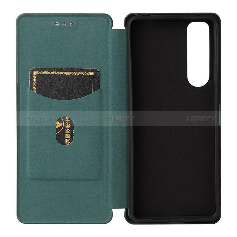 Custodia Portafoglio In Pelle Cover con Supporto L02Z per Sony Xperia 5 III