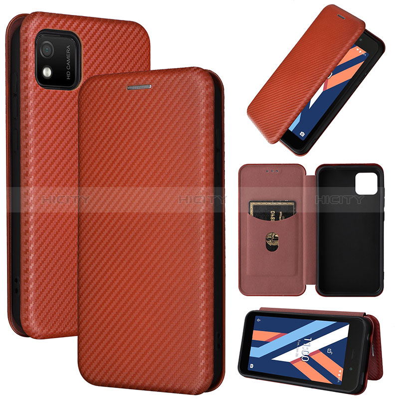 Custodia Portafoglio In Pelle Cover con Supporto L02Z per Wiko Y52