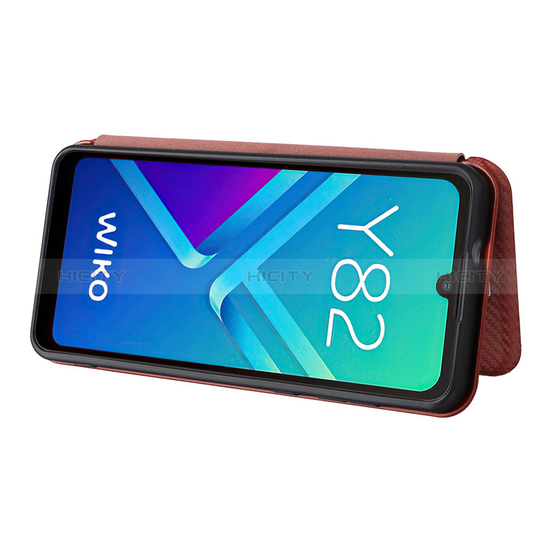 Custodia Portafoglio In Pelle Cover con Supporto L02Z per Wiko Y82