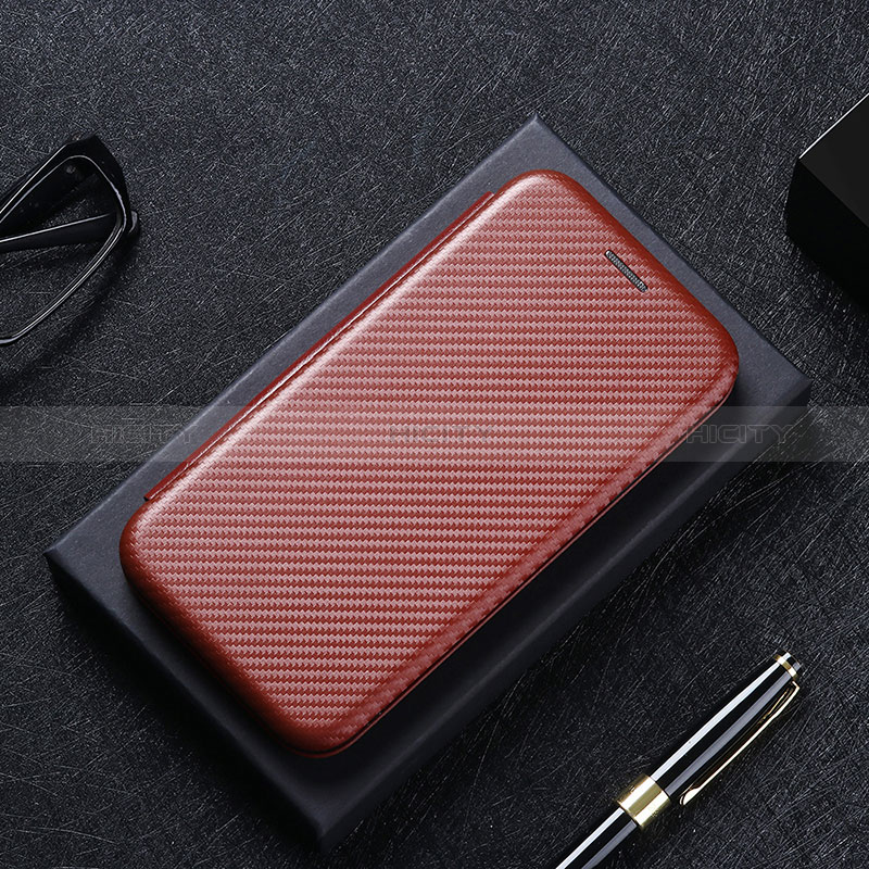 Custodia Portafoglio In Pelle Cover con Supporto L02Z per Xiaomi Mi 10T Lite 5G Marrone