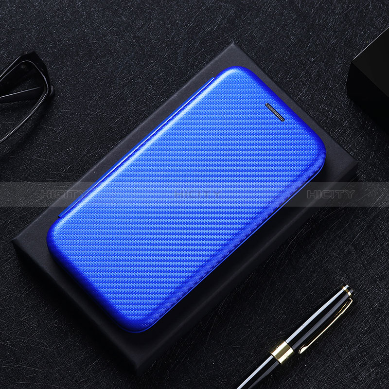 Custodia Portafoglio In Pelle Cover con Supporto L02Z per Xiaomi POCO C31 Blu