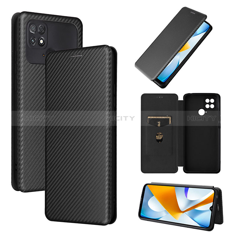 Custodia Portafoglio In Pelle Cover con Supporto L02Z per Xiaomi Poco C40