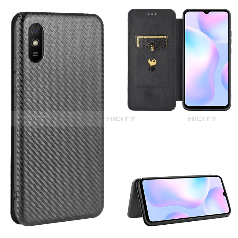 Custodia Portafoglio In Pelle Cover con Supporto L02Z per Xiaomi Redmi 9A