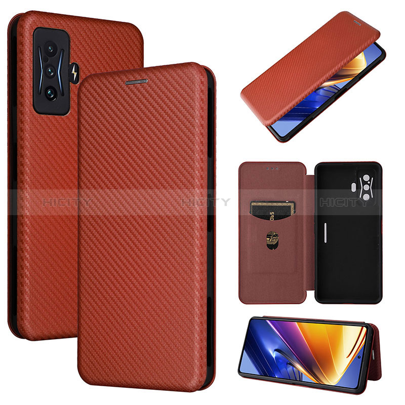 Custodia Portafoglio In Pelle Cover con Supporto L02Z per Xiaomi Redmi K50 Gaming 5G