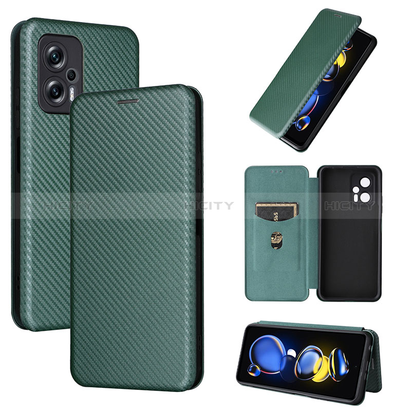 Custodia Portafoglio In Pelle Cover con Supporto L02Z per Xiaomi Redmi Note 12T Pro 5G