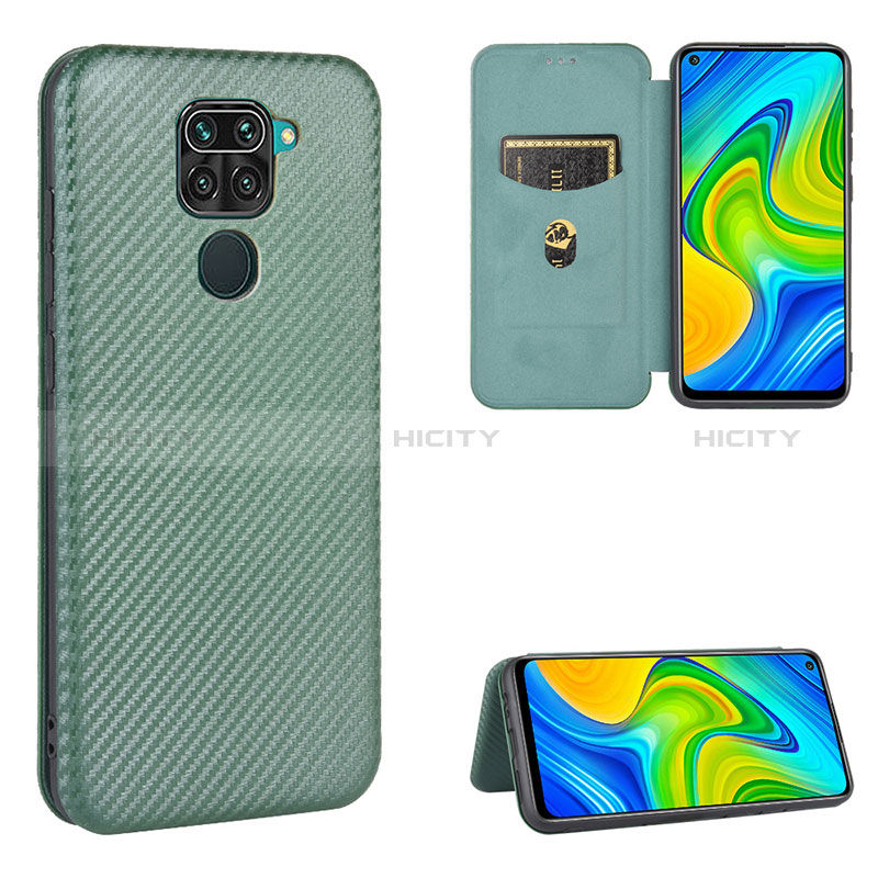 Custodia Portafoglio In Pelle Cover con Supporto L02Z per Xiaomi Redmi Note 9