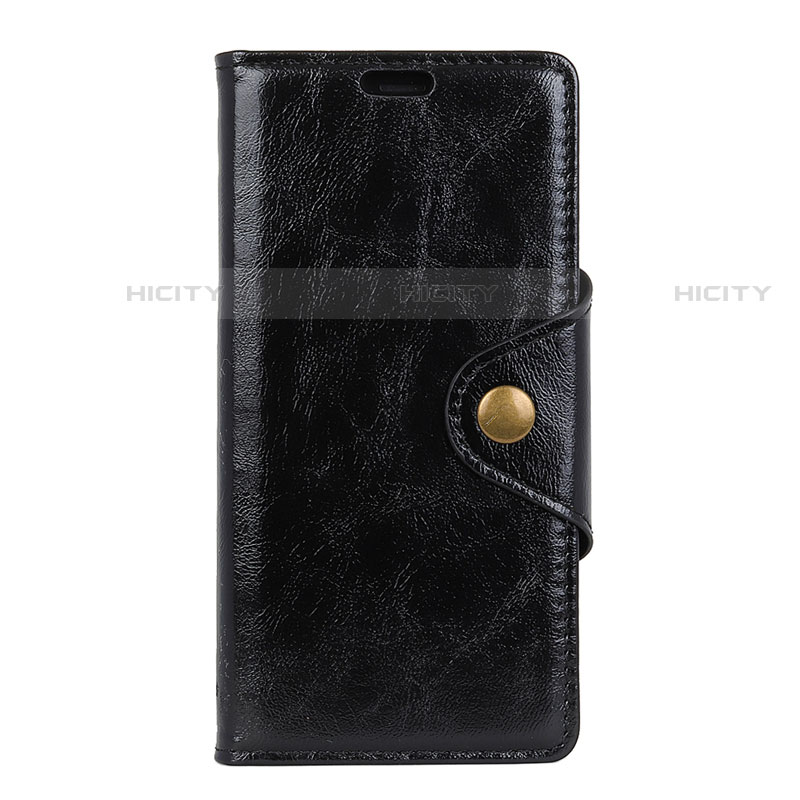 Custodia Portafoglio In Pelle Cover con Supporto L03 per HTC Desire 12 Plus Nero