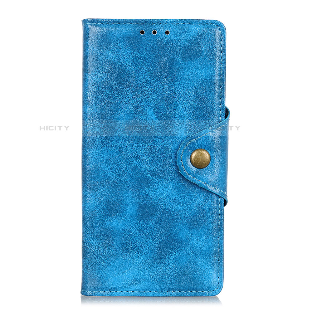 Custodia Portafoglio In Pelle Cover con Supporto L03 per HTC U19E Blu